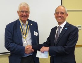 President John Hibben with Malcolm Rolfe